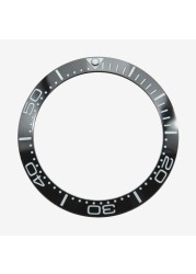 38mm ceramic bezel GMT and diving watch insert for 40mm men's watch watches replacement watch accessories simple dial watch bezel insert