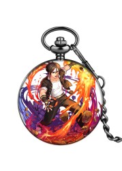 New Cartoon Character Face Style Men Pocket Watch With Thick Chain Childhood Nostalgia Accept Customized For Boyfriend Husband