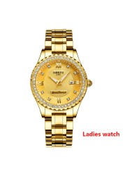 NIBOSI Women Men Luxury Brand Watch Simple Quartz Waterproof Wristwatch Female Fashion Casual Watches Mens Clock Reloj Hombre