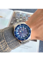 Brand New Tudor Brand Watch Men Military Waterproof Date Watch Fashion Stainless Steel Quartz Watch Best Gift for Men