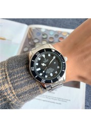 Brand New Tudor Brand Watch Men Military Waterproof Date Watch Fashion Stainless Steel Quartz Watch Best Gift for Men