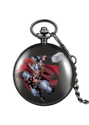 Accept Customized High Grade Men's Quartz Pocket Watch Personalized Pattern with Chain Best Birthday Gift for Boyfriend Husband