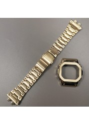 GMW-B5000 Watches & Bezel Steel Watch Band Strap High Level 316L Stainless Steel with Tools Gift for Holiday