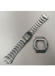 GMW-B5000 Watches & Bezel Steel Watch Band Strap High Level 316L Stainless Steel with Tools Gift for Holiday