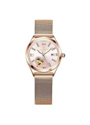 Swiss Brand POEDAGAR 2022 Fashion Women's Watch Stainless Steel Mesh Rose Gold Luxury Waterproof Luminous Ladies Quartz Watches