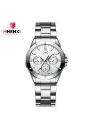 CHENXI Fashion Colors Top Brand Relogio Luxury Women's Watches Casual Waterproof Women's Watch Fashion Dress Rhinestone Watch 2022