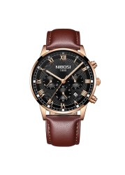 NIBOSI 2021 New Men's Watch Waterproof Luxury Brand Quartz Watch Men Sports Fashion Casual Business Watch Relogio Masculino