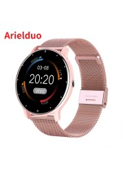 2022 Smart Watch Ladies Full Touch Screen Sport Fitness Watch IP67 Waterproof Bluetooth Android iOS Female Smart Watch