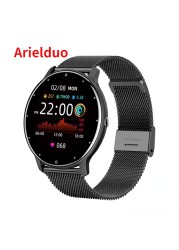 2022 Smart Watch Ladies Full Touch Screen Sport Fitness Watch IP67 Waterproof Bluetooth Android iOS Female Smart Watch