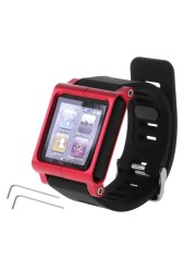 Smart Aluminum Metal Watch Band Wrist Kit Cover Case for Apple iPod Nano 6 6th A06 21 Dropshipping