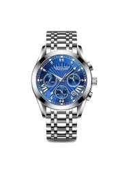 POEDAGAR Men's Watch Luxury Brand Sport Watch Men Full Steel Watches Male Wrist Watch Male Watch Male Clock