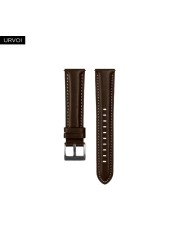 URVOI 22/20mm Band for Galaxy Watch 4 3 Active 41/45mm Genuine Leather Strap for Huawei Watch GT 2 Quick Release Pin Replacement