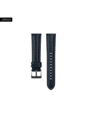 URVOI 22/20mm Band for Galaxy Watch 4 3 Active 41/45mm Genuine Leather Strap for Huawei Watch GT 2 Quick Release Pin Replacement