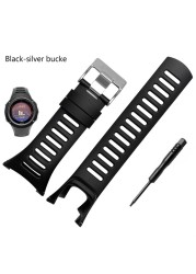 High Quality Rubber Watch Strap for suto Takuno AMBIT 1/2/2S/2R/3 Sport/3 Run/3 top watch outdoor waterproof free tools