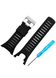 High Quality Black Rubber Strap Special For SUUNTO Ambit Series 1/2/3 Silicone Strap Men Watch Accessories Bracelet