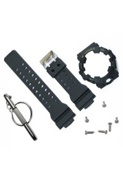 Watch accessories for Casio gshock strap GA-700 710 735 5413 5522 resin watch strap case silicone watchband men watch strap