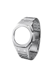 3rd Generation GA2100 Metal Bezel Watches Stainless Steel Bracelet 316L Casioak Modified Giraland Octagonal Strap