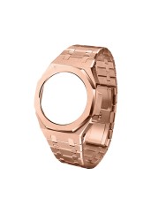 3rd Generation GA2100 Metal Bezel Watches Stainless Steel Bracelet 316L Casioak Modified Giraland Octagonal Strap