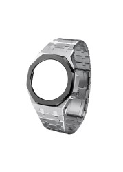 3rd Generation GA2100 Metal Bezel Watches Stainless Steel Bracelet 316L Casioak Modified Giraland Octagonal Strap