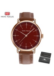 Men's Quartz Watches 2020 Waterproof Luxury Brand Men's Watch Classic Dress Fashion Casual Small Focus Genuine Leather Strap