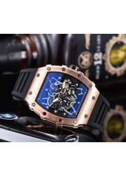 2022 RM Luxury Quartz Watches Mens Automatic Watch for Men Designer Wrist Watch Water Resistant Reloj Hombre