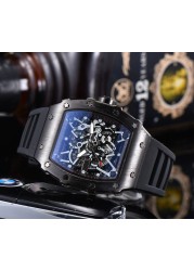 2022 RM Luxury Quartz Watches Mens Automatic Watch for Men Designer Wrist Watch Water Resistant Reloj Hombre