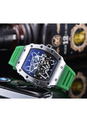 2022 RM Luxury Quartz Watches Mens Automatic Watch for Men Designer Wrist Watch Water Resistant Reloj Hombre