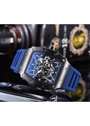 2022 RM Luxury Quartz Watches Mens Automatic Watch for Men Designer Wrist Watch Water Resistant Reloj Hombre