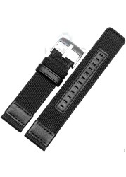 Nylon Watch Straps for Samsung Gear S3 S2 Black and Green Coffee Watch Strap Classic Stainless Steel Band Black Silver Buckle