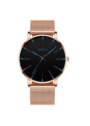 Men Watches 2021 Luxury Male Elegant Ultra Thin Watch Men Business Stainless Steel Mesh Quartz Watch Relogio Masculino Hot Sale