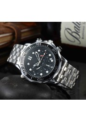 Fashion Luxury Casual Stainless Steel High Quality Sport Dial Man Quartz Watch Wristwatch for Men Relogio