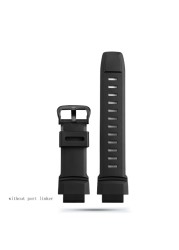 Watches Silicone Rubber Wrist Strap For Casio PROTREK PRG-260/270/550/250 PRW-3500/2500/5100 Replacement Bracelet Black 18mm