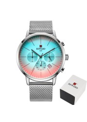 BONUS - Luxury Men's Watch, Chronograph, Tinted Glass, Sports, Water Resistant, Wristwatch