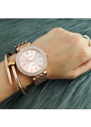 CONTENA Luxury Rhinestone Watch Women Watches Fashion Gold Women's Watches Ladies Clock reloj mujer relogio feminino