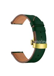 20 22mm Leather Strap For Huawei Watch GT 2 46mm Watch Band For Samsung Galaxy Watch 4 40/44mm Calsssic 46 42mm Active2 Bracelet