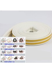 10M DIPE Self-adhesive Door and Window Sealing Tape Glass Window Anti-collision Rubber Tape Foam Sound Insulation Tape