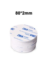 10-100pcs Strong Panel Mounting Tape Double Sided Self Adhesive EVA Foam Sticky Black White Multi Size Include Round Box