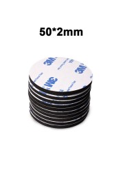 10-100pcs Strong Panel Mounting Tape Double Sided Self Adhesive EVA Foam Sticky Black White Multi Size Include Round Box