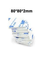 10-100pcs Strong Panel Mounting Tape Double Sided Self Adhesive EVA Foam Sticky Black White Multi Size Include Round Box