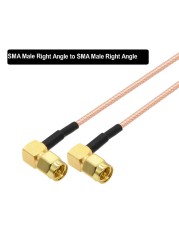 RG316 SMA Male to SMA Male RF Plug Pigtail Jack Connector WIFI Extension Cable RF Coaxial Wire Adapter Wire BEVOTOP 5cm-30m