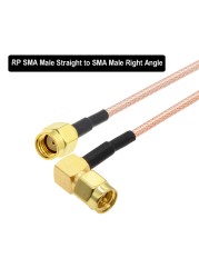 RG316 SMA Male to SMA Male RF Plug Pigtail Jack Connector WIFI Extension Cable RF Coaxial Wire Adapter Wire BEVOTOP 5cm-30m