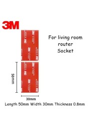 Transparent Acrylic Double-sided Adhesive VHB 3M Strong Adhesive Waterproof Patch No Trace High Temperature Resistance