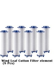 8pcs head shower filter cotton set used for cleaning and filtering shower head