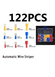 Electrical Wire Terminals Set Kits Insulated Crimp Spade Ring Assorted Electrical Wire Terminals Wire Connectors