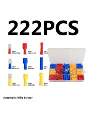 Electrical Wire Terminals Set Kits Insulated Crimp Spade Ring Assorted Electrical Wire Terminals Wire Connectors