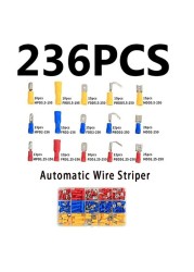 Electrical Wire Terminals Set Kits Insulated Crimp Spade Ring Assorted Electrical Wire Terminals Wire Connectors