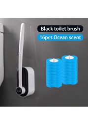 Toilet brush disposable toilet brush modern sanitary toilet brush bathroom accessories long handle bathroom cleaning tool