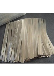 1/2/3/5m Pure 99.6% Nickel Long Strip Light For 18650 Battery Spot Welder 10 x 0.15mm 5 x 0.1mm 8 x 0.15mm 8 x 0.1mm Pure Nickel Strips