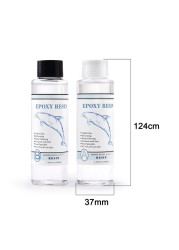 1:1 AB Resin Epoxy Glue High Adhesive Hardener Crystal Glue for DIY Resin Jewelry Making Accessories 100g/200g/400g/500g/1000g