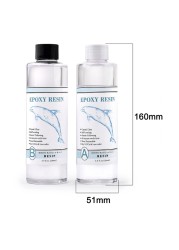 1:1 AB Resin Epoxy Glue High Adhesive Hardener Crystal Glue for DIY Resin Jewelry Making Accessories 100g/200g/400g/500g/1000g